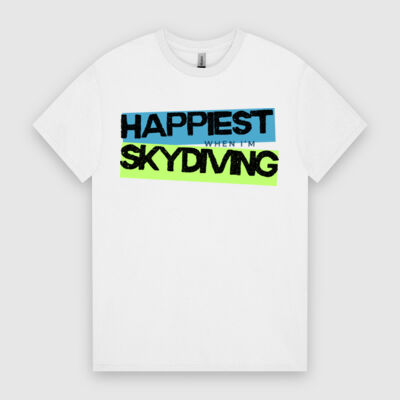 Happiest When I'm Skydiving Tee Thumbnail